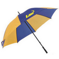2 Tone Golf Umbrella - Gold/ Navy Blue (58" Arc)